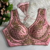 Tew Heavy Pure Soft Roman Silk Embroidery Work Blouse Collection Wholesale Online